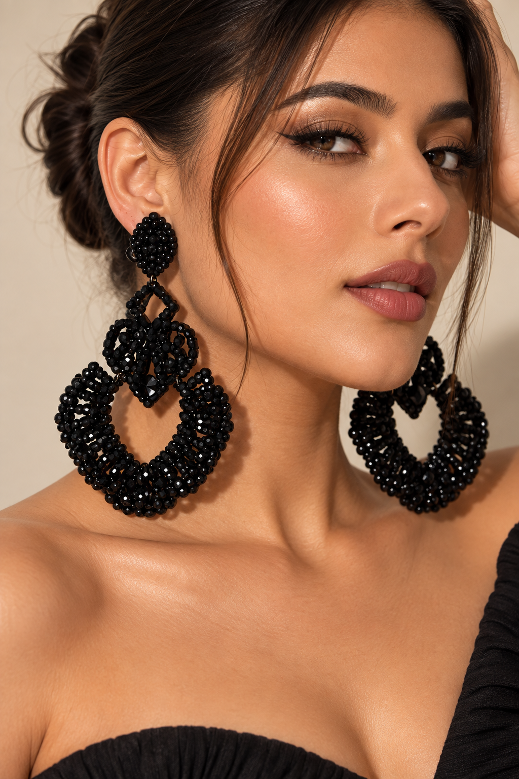 Black Opulence Earrings