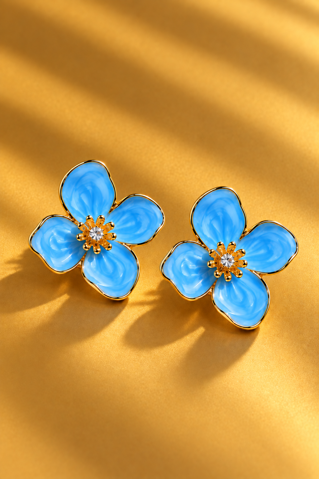 Blue Bloom Earrings