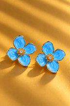 Blue Bloom Earrings