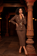 Monogram Luxe Skirt Suit