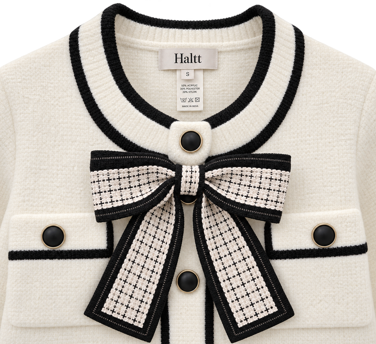 Élan Bow Cardigan