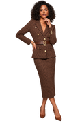 Monogram Luxe Skirt Suit