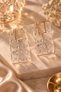 Gilded Glass Earrings
