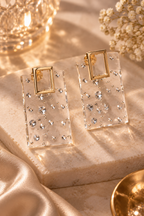 Gilded Glass Earrings